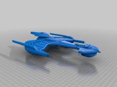 Star Trek Klingon Negh-Var 1:2000 3D Printer Model