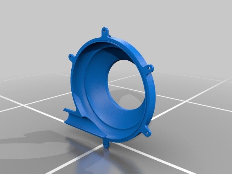 Centrifugal Impeller   Turbine   Compressor 3d Printer Model Free 