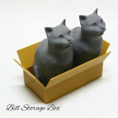 Bill Storage Box 3D Printer Model