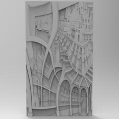 City For CNC 3D Printer Model