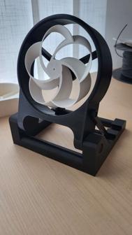 Simple Torodial Desk Fan 3D Printer Model