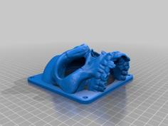 Skull Fan 40mm 3D Printer Model