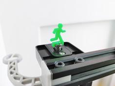 Z Axis Funny Accessory ‘Exit Man’ 3D Printer Model