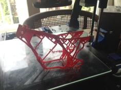 Motorcycle Chassis, Tank And Saddle 3D Printer Model