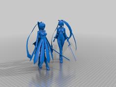 Moe Girl 3D Printer Model