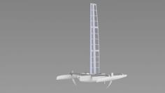 BOR 90 Inspired Trimaran 3D Printer Model