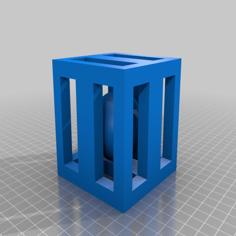 Caged Ball 3D Printer Model