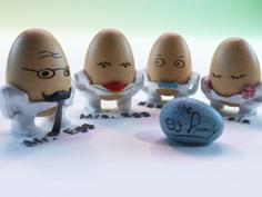 The Egg Family 3D Printer Model