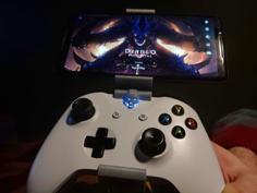 Xbox One Controller Phone Mount Remix With Skull 3D Printer Model