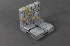 OpenForge 2.0 Dungeon Stone Wall 3D Printer Model