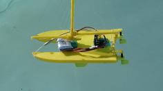 Micro Catamaran Rc 3D Printer Model