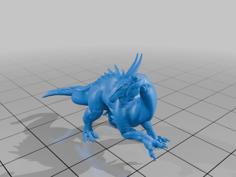 Red Dragon Fanart | Dungeon Menshi (Delicious In Dungeon) 3D Printer Model