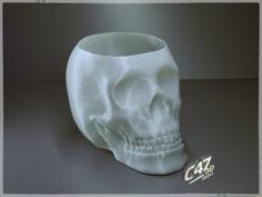 Skull Vase / Bowl 3D Printer Model