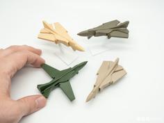 Print-in-place And Articulated MiG-23 Jet Fighter With Improved Wingdesign 3D Printer Model