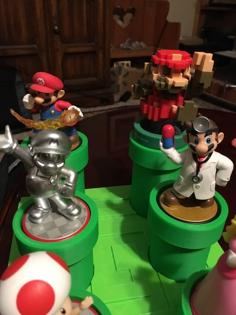 Amiibo Warp Pipe Stand 3D Printer Model