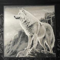 White Wolf – Hueforge Print 3D Printer Model