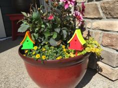 Flower Pot Birdhouse 3D Printer Model