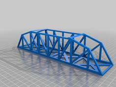 Modified Parker Style Bridge Truss 3D Printer Model