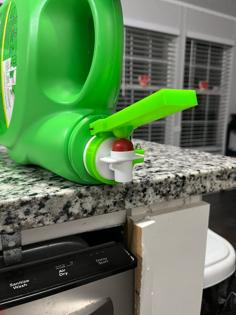 Laundry Soap Dispenser With Cup Holder 3D Printer Model