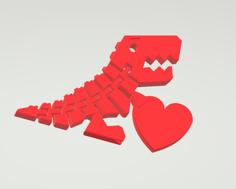 Flexi-Rex Valentine 3D Printer Model