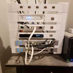 Ubiquiti UniFi Mini Rack 3D Printer Model