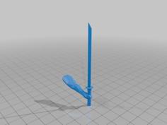 Arm With Katana 3D Printer Model