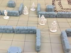 Low Stone Walls (18mm Scale) 3D Printer Model