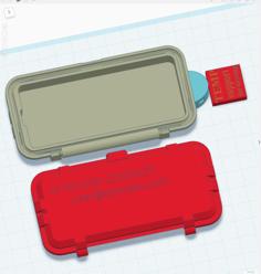 Slim Mooltipass Case With Keyring Loop 3D Printer Model