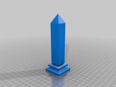 Crystal Plinth Obelisk 3D Printer Model