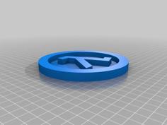 Half-Life Lambda Logo 3D Printer Model