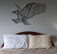 Flying Eagle Wall Art 3D Printer Model