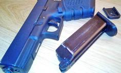 Glock Magazine Heel Release (long Version) 3D Printer Model