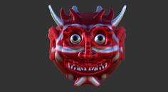 Kabuki Style Mask 3D Printer Model