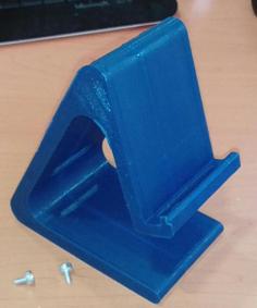 Cell Phone / Tablet Desk Holder 3D Printer Model