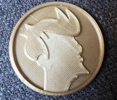 Fry Coin 3D Printer Model