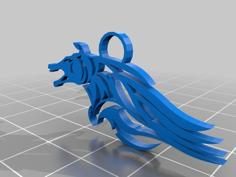 Horse Earring 3D Printer Model