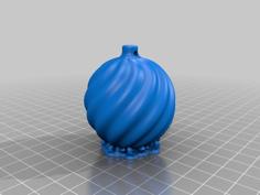 Spiral Christmas Ball 3D Printer Model