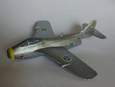 Saab J29F “Tunnan” 3D Printer Model