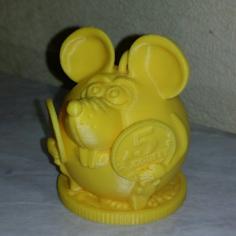 Mouse With Coins 3D Printer Model