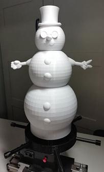 Birdfeeder Snowmann 3D Printer Model