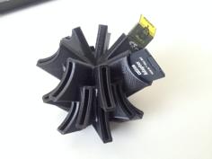 SD Card Stand 3D Printer Model