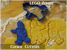 Lego Zombie Cookie Cutter 3D Printer Model