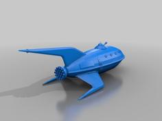 Planet Express Spaceship 3D Printer Model