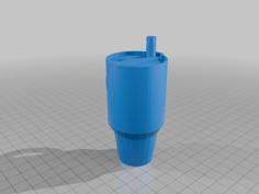 Cup Key Chain 3D Printer Model