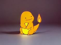 Cute Charmander Ditto Pokemon Chibi Fridge Magnet/Keychain 3D Printer Model