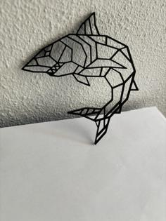 Geometric Shark 3D Printer Model