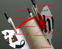 Parametric Rocket Fin Alignment Guide / Jig 3D Printer Model