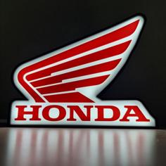 Honda Moto LED Lamp 3D Printer Model