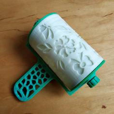 Rolling Pin With A Pattern 3D Printer Model