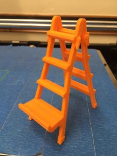 Ladder Phone Stand 3D Printer Model